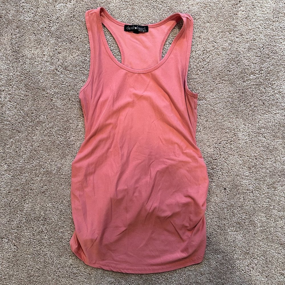 Pink Maternity Tank Top Small
